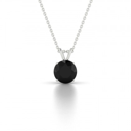 Leah Pendentif Diamant noir en Argent 925