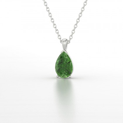 Louise Pendentif Tourmaline en Argent 925