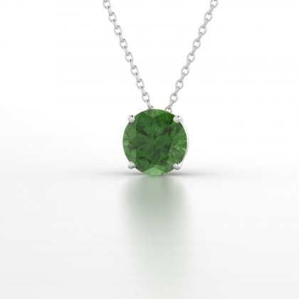 Moïra Pendentif Tourmaline en Or blanc 18k
