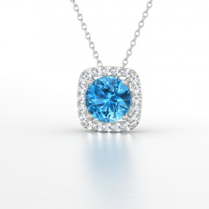 Phénoménal Pendentif Topaze en Argent 925