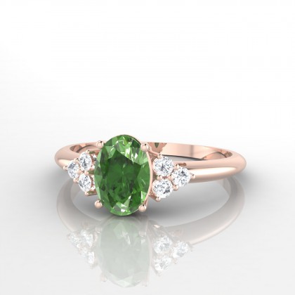 Allégresse Bague Tourmaline en Or rose 18k