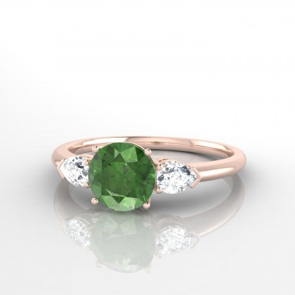 Destiny Bague Tourmaline en Or rose 18k