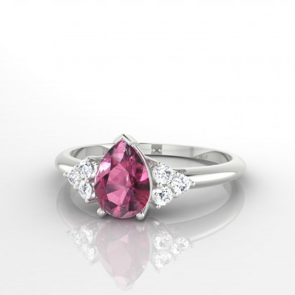 Divine Bague Grenat en Argent 925