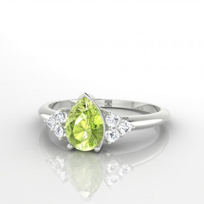 Divine Bague Péridot en Argent 925