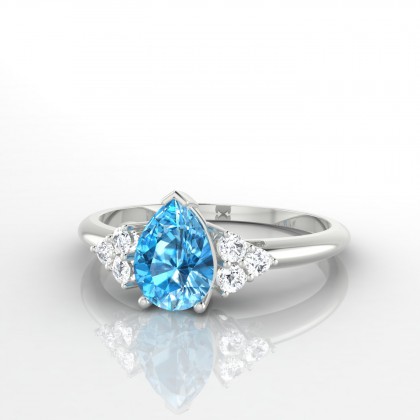 Divine Bague Topaze en Argent 925