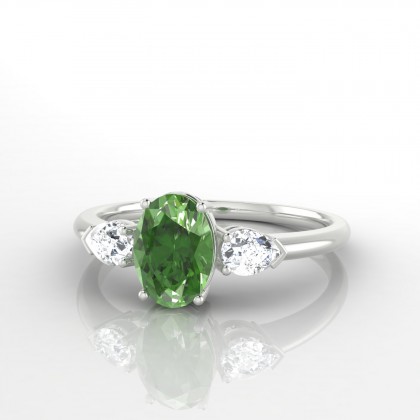 Félicité Bague Tourmaline en Argent 925