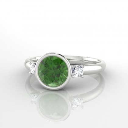 Antigone Bague Tourmaline en Argent 925