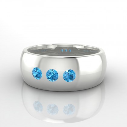 Audace Bague Topaze en Argent 925