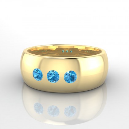 Audace Bague Topaze en Or jaune 18k